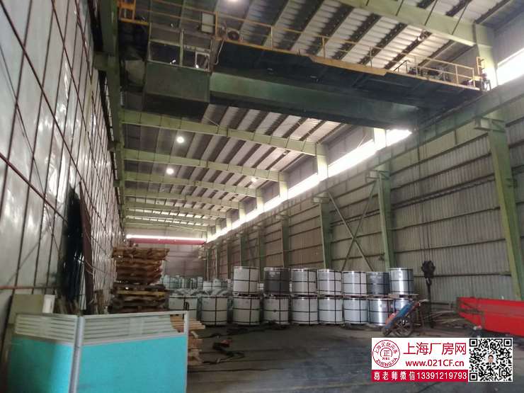 G1764  寶山楊行工業(yè)區(qū) 一房東 帶行車1300平單層廠房倉(cāng)庫(kù)出租 近地鐵