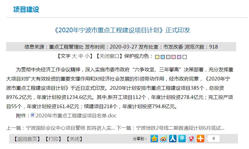 2020年余姚這些項目將重點建設！